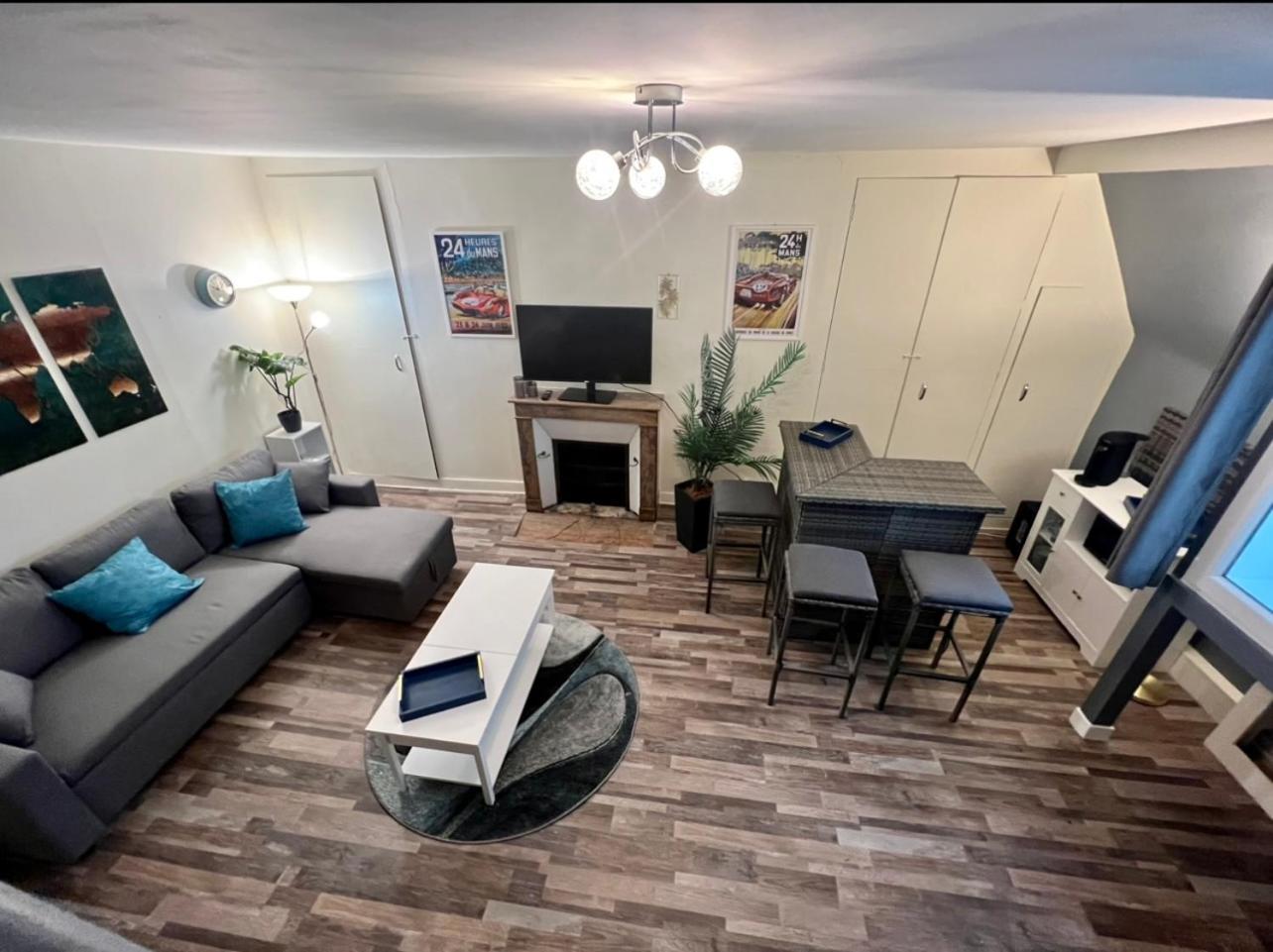 Duplex Au 2Eme Et De Notre Maison -Acces Au Jardin-Smart Tv-Streaming-Wifi Le Mans Exteriör bild